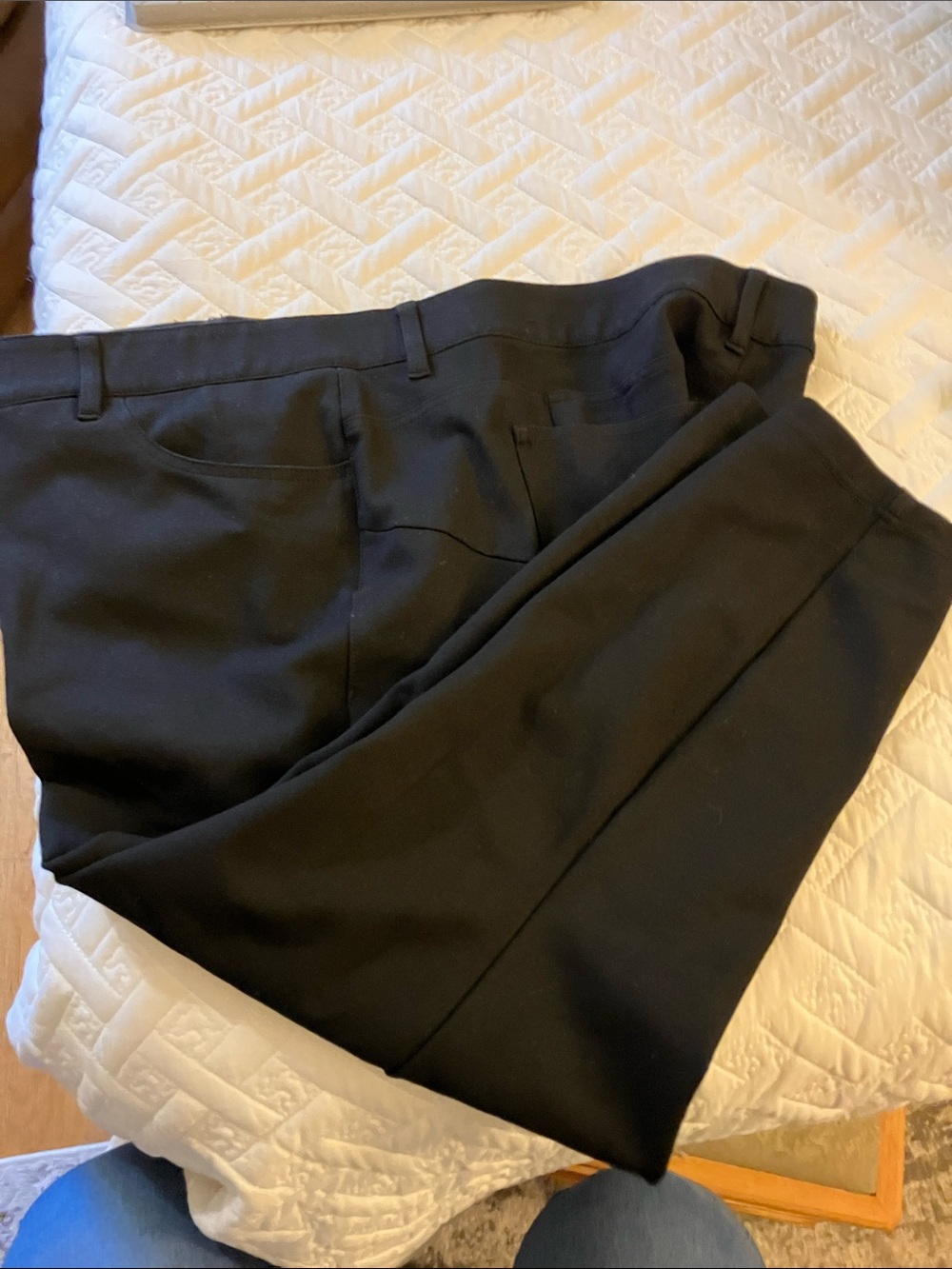 torrid Black High-Waist Straight Pants